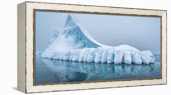 Icebergs floating in the Southern Ocean, Antarctic Peninsula, Antarctica-Panoramic Images-Framed Premier Image Canvas
