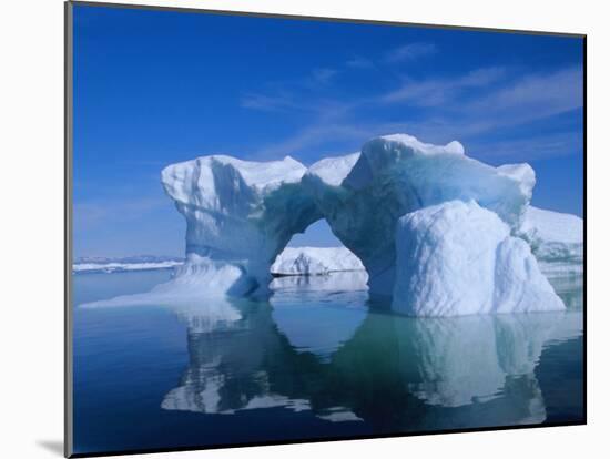 Icebergs from the Icefjord, Ilulissat, Disko Bay, Greenland, Polar Regions-Robert Harding-Mounted Photographic Print