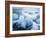 Icebergs from Vatnajokull Glacier, North Atlantic, Jokulsarlon, Skaftafell National Park, Iceland-Paul Souders-Framed Photographic Print