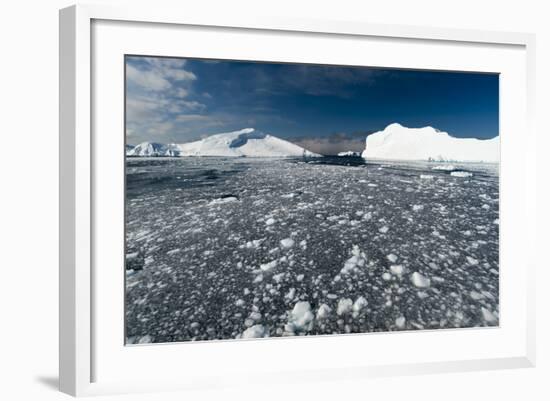 Icebergs in Ilulissat Icefjord, Greenland, Denmark, Polar Regions-Sergio Pitamitz-Framed Photographic Print