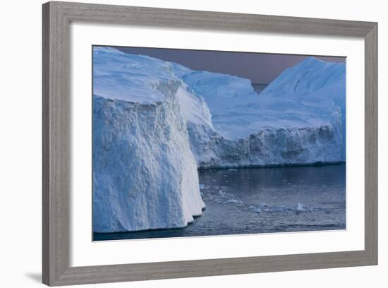 Icebergs in Ilulissat Icefjord, Greenland, Denmark, Polar Regions-Sergio Pitamitz-Framed Photographic Print