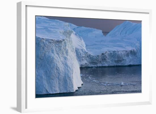 Icebergs in Ilulissat Icefjord, Greenland, Denmark, Polar Regions-Sergio Pitamitz-Framed Photographic Print