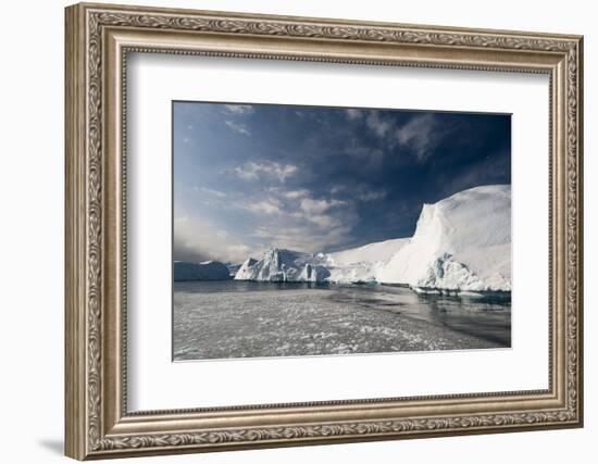 Icebergs in Ilulissat Icefjord, Greenland, Denmark, Polar Regions-Sergio Pitamitz-Framed Photographic Print