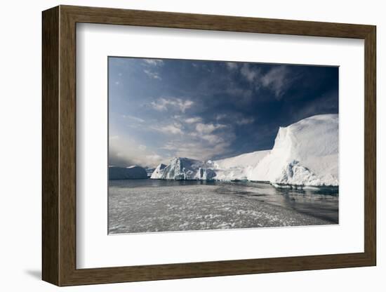 Icebergs in Ilulissat Icefjord, Greenland, Denmark, Polar Regions-Sergio Pitamitz-Framed Photographic Print