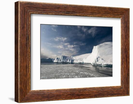 Icebergs in Ilulissat Icefjord, Greenland, Denmark, Polar Regions-Sergio Pitamitz-Framed Photographic Print