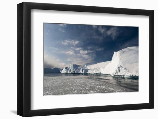 Icebergs in Ilulissat Icefjord, Greenland, Denmark, Polar Regions-Sergio Pitamitz-Framed Photographic Print