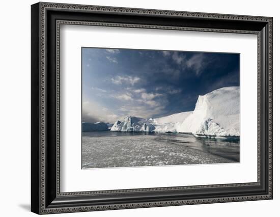 Icebergs in Ilulissat Icefjord, Greenland, Denmark, Polar Regions-Sergio Pitamitz-Framed Photographic Print