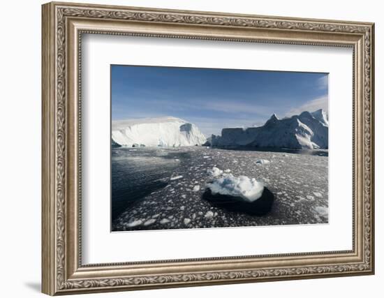 Icebergs in Ilulissat Icefjord, Greenland, Denmark, Polar Regions-Sergio Pitamitz-Framed Photographic Print