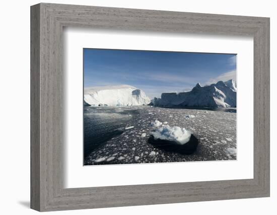 Icebergs in Ilulissat Icefjord, Greenland, Denmark, Polar Regions-Sergio Pitamitz-Framed Photographic Print