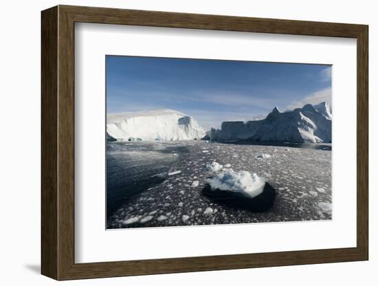 Icebergs in Ilulissat Icefjord, Greenland, Denmark, Polar Regions-Sergio Pitamitz-Framed Photographic Print