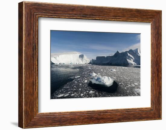 Icebergs in Ilulissat Icefjord, Greenland, Denmark, Polar Regions-Sergio Pitamitz-Framed Photographic Print