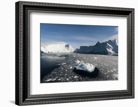 Icebergs in Ilulissat Icefjord, Greenland, Denmark, Polar Regions-Sergio Pitamitz-Framed Photographic Print