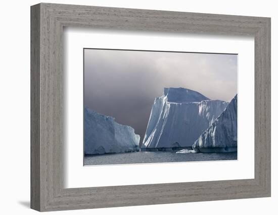 Icebergs in Ilulissat Icefjord, Greenland, Denmark, Polar Regions-Sergio Pitamitz-Framed Photographic Print