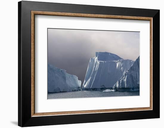 Icebergs in Ilulissat Icefjord, Greenland, Denmark, Polar Regions-Sergio Pitamitz-Framed Photographic Print