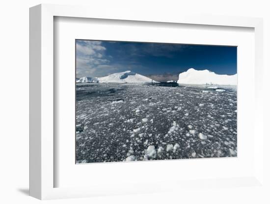 Icebergs in Ilulissat Icefjord, Greenland, Denmark, Polar Regions-Sergio Pitamitz-Framed Photographic Print