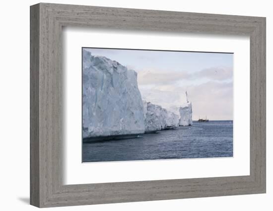 Icebergs in Ilulissat Icefjord, Greenland, Denmark, Polar Regions-Sergio Pitamitz-Framed Photographic Print