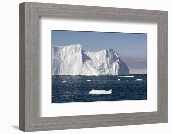 Icebergs in Ilulissat Icefjord, Greenland, Denmark, Polar Regions-Sergio Pitamitz-Framed Photographic Print