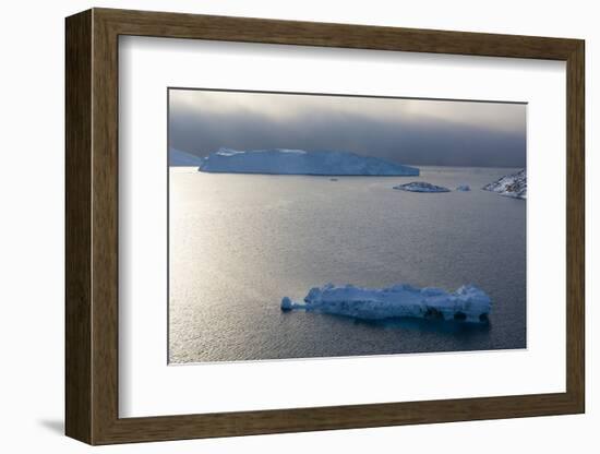 Icebergs in Ilulissat Icefjord, Greenland, Denmark, Polar Regions-Sergio Pitamitz-Framed Photographic Print