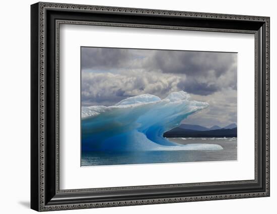 Icebergs in Laguna San Rafael, Laguna San Rafael NP, Aysen, Chile-Fredrik Norrsell-Framed Photographic Print