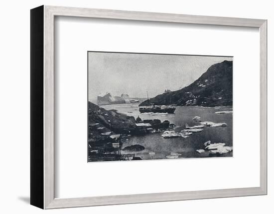 'Icebergs in St. John's Harbour', 1924-Unknown-Framed Photographic Print