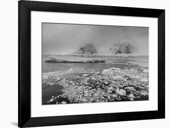 Icebergs in the Herrera Channel, Antarctica, Polar Regions-Sergio Pitamitz-Framed Photographic Print