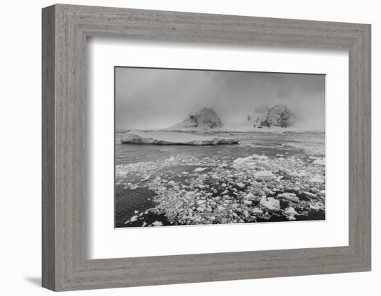 Icebergs in the Herrera Channel, Antarctica, Polar Regions-Sergio Pitamitz-Framed Photographic Print