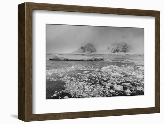 Icebergs in the Herrera Channel, Antarctica, Polar Regions-Sergio Pitamitz-Framed Photographic Print