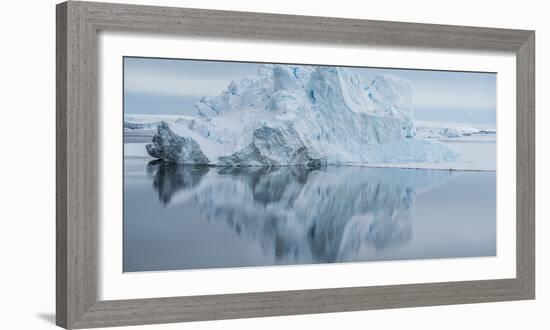Icebergs in the Southern Ocean, Antarctic Peninsula, Antarctica-Panoramic Images-Framed Photographic Print