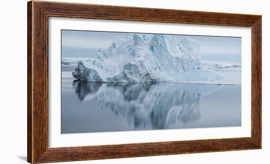 Icebergs in the Southern Ocean, Antarctic Peninsula, Antarctica-Panoramic Images-Framed Photographic Print