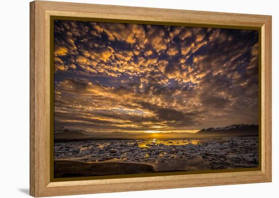 Icebergs-Jokulsarlon Glacial Lagoon, Breidamerkurjokull Glacier, Vatnajokull Ice Cap, Iceland-Ragnar Th Sigurdsson-Framed Premier Image Canvas