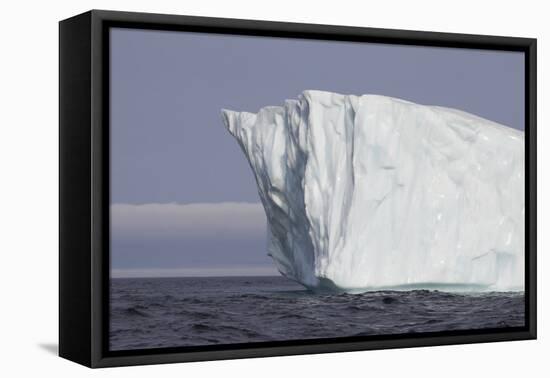 Icebergs, Kings Cove, Newfoundland, Canada-Greg Johnston-Framed Premier Image Canvas