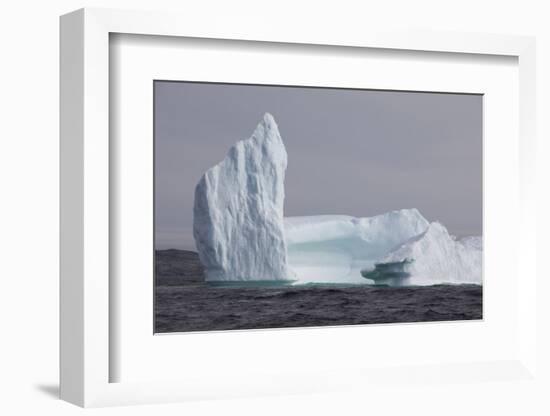 Icebergs, Kings Cove, Newfoundland, Canada-Greg Johnston-Framed Photographic Print