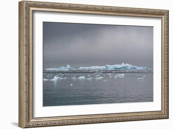 Icebergs Neko Harbour, Antarctica-Albert Knapp-Framed Photographic Print