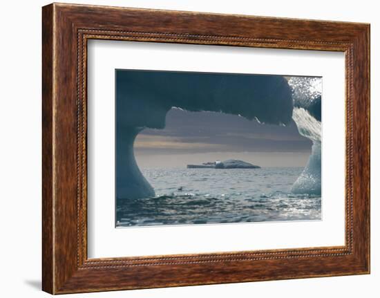 Icebergs, Nunavut and Northwest Territories, Canada-Raul Touzon-Framed Photographic Print