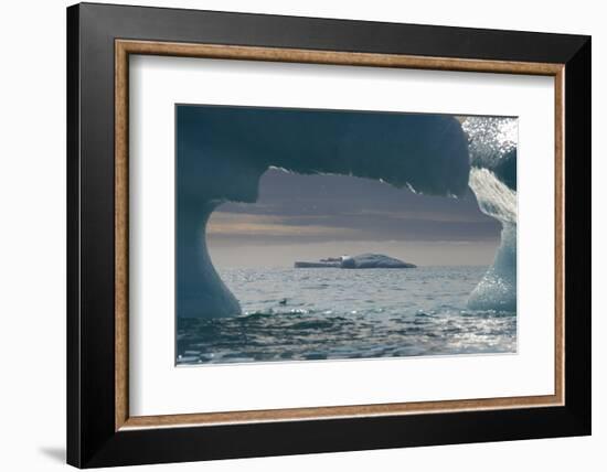 Icebergs, Nunavut and Northwest Territories, Canada-Raul Touzon-Framed Photographic Print