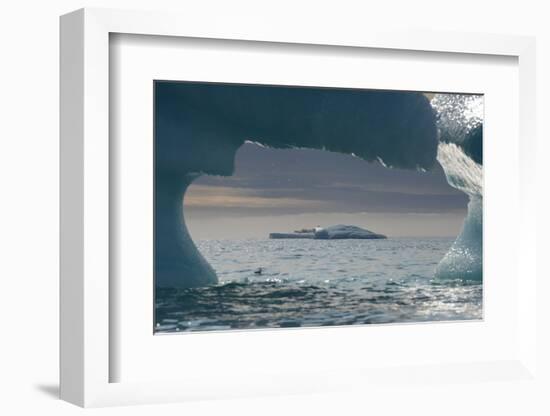 Icebergs, Nunavut and Northwest Territories, Canada-Raul Touzon-Framed Photographic Print