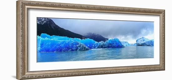 Icebergs of Upsala Glacier, Southern Patagonian Ice Field, Los Glaciares National Park-null-Framed Photographic Print