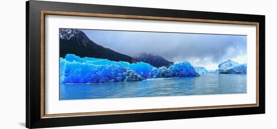 Icebergs of Upsala Glacier, Southern Patagonian Ice Field, Los Glaciares National Park-null-Framed Photographic Print