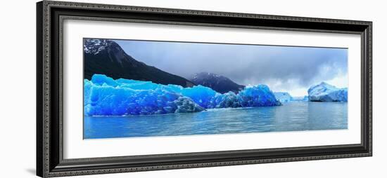 Icebergs of Upsala Glacier, Southern Patagonian Ice Field, Los Glaciares National Park-null-Framed Photographic Print