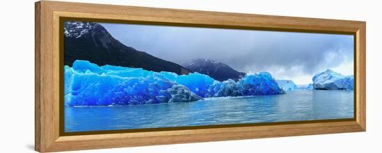 Icebergs of Upsala Glacier, Southern Patagonian Ice Field, Los Glaciares National Park-null-Framed Premier Image Canvas