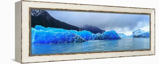 Icebergs of Upsala Glacier, Southern Patagonian Ice Field, Los Glaciares National Park-null-Framed Premier Image Canvas