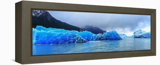 Icebergs of Upsala Glacier, Southern Patagonian Ice Field, Los Glaciares National Park-null-Framed Premier Image Canvas