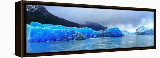 Icebergs of Upsala Glacier, Southern Patagonian Ice Field, Los Glaciares National Park-null-Framed Premier Image Canvas