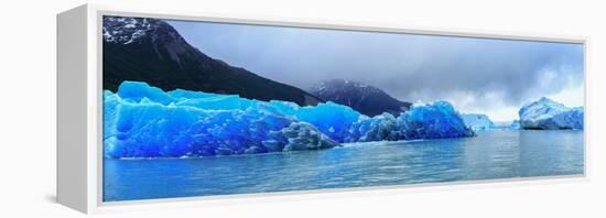 Icebergs of Upsala Glacier, Southern Patagonian Ice Field, Los Glaciares National Park-null-Framed Premier Image Canvas