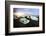 Icebergs on a black sand volcanic beach next to the Jokulsarlon glacial lake in Vatnajokull Nationa-Alex Robinson-Framed Photographic Print