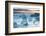 Icebergs on the Black Beach in Southern Iceland-Alex Saberi-Framed Photographic Print