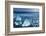 Icebergs on the Black Beach in Southern Iceland-Alex Saberi-Framed Photographic Print