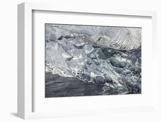 Icebergs , the Vatnajokull National Park, Iceland-Martin Zwick-Framed Photographic Print