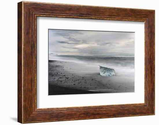 Icebergs , the Vatnajokull National Park, Iceland-Martin Zwick-Framed Photographic Print