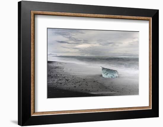 Icebergs , the Vatnajokull National Park, Iceland-Martin Zwick-Framed Photographic Print